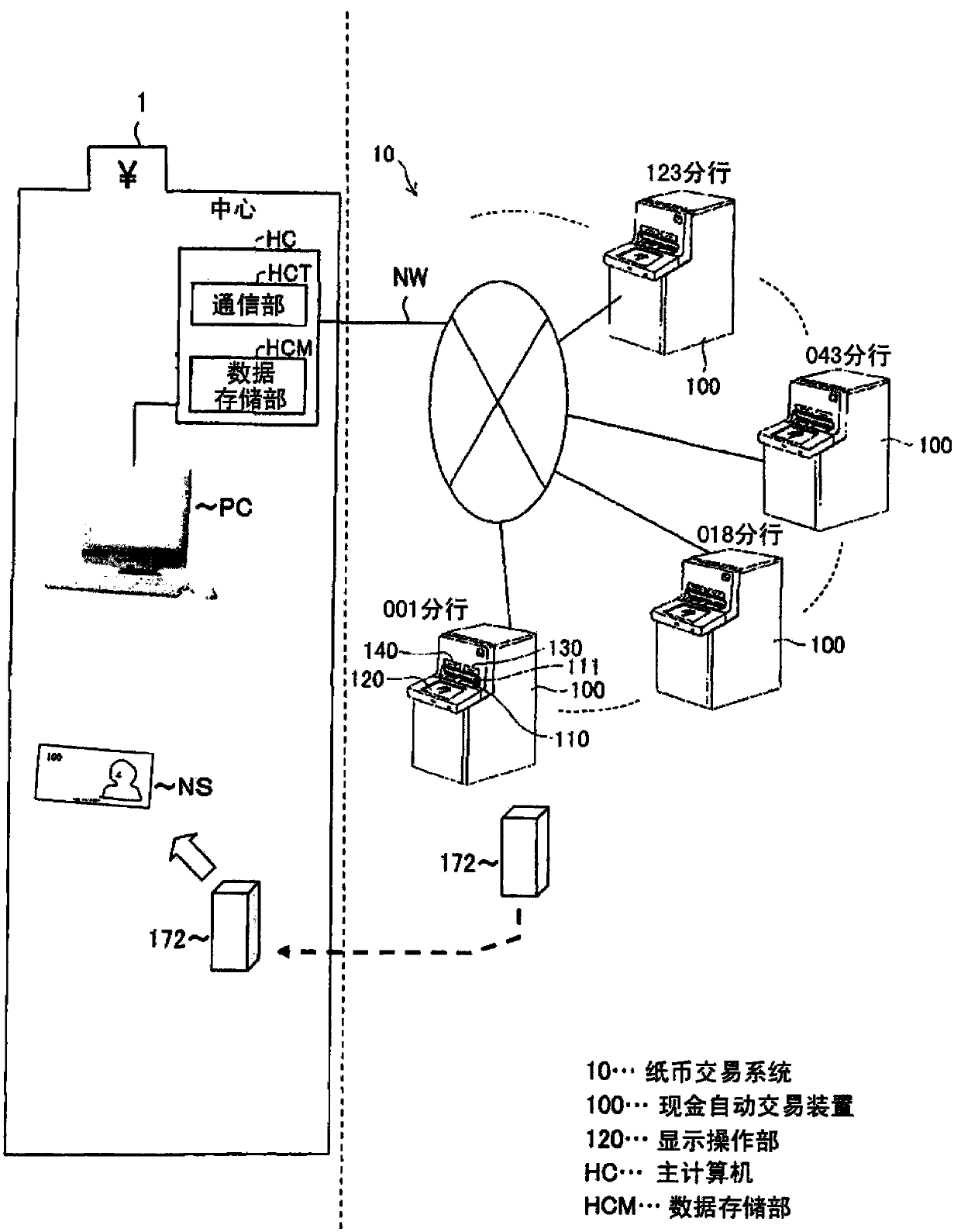 Paper money processing device and paper money processing method