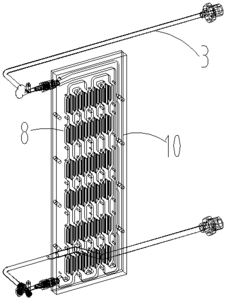 Electrical cabinet heat dissipation device, electrical cabinet and application thereof