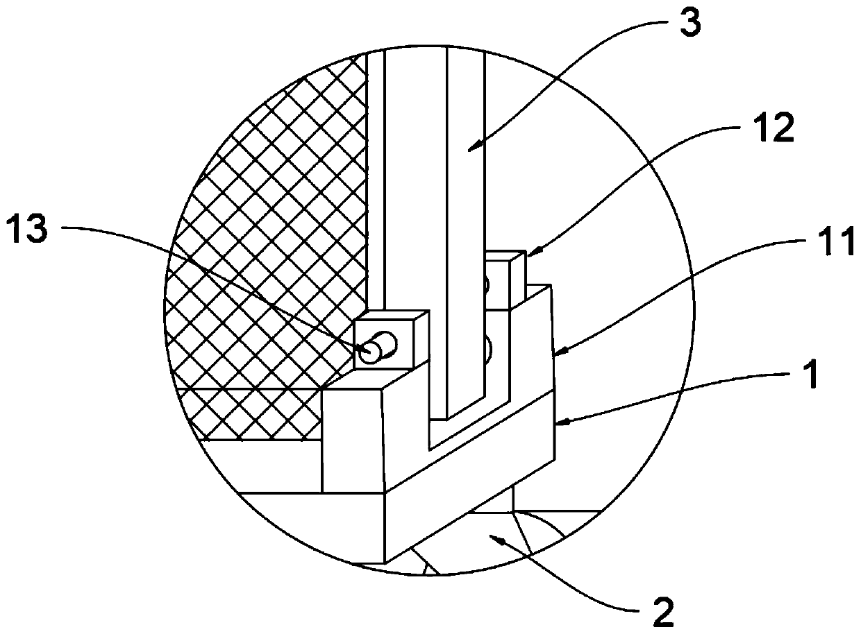 Safety protection netting for buildings