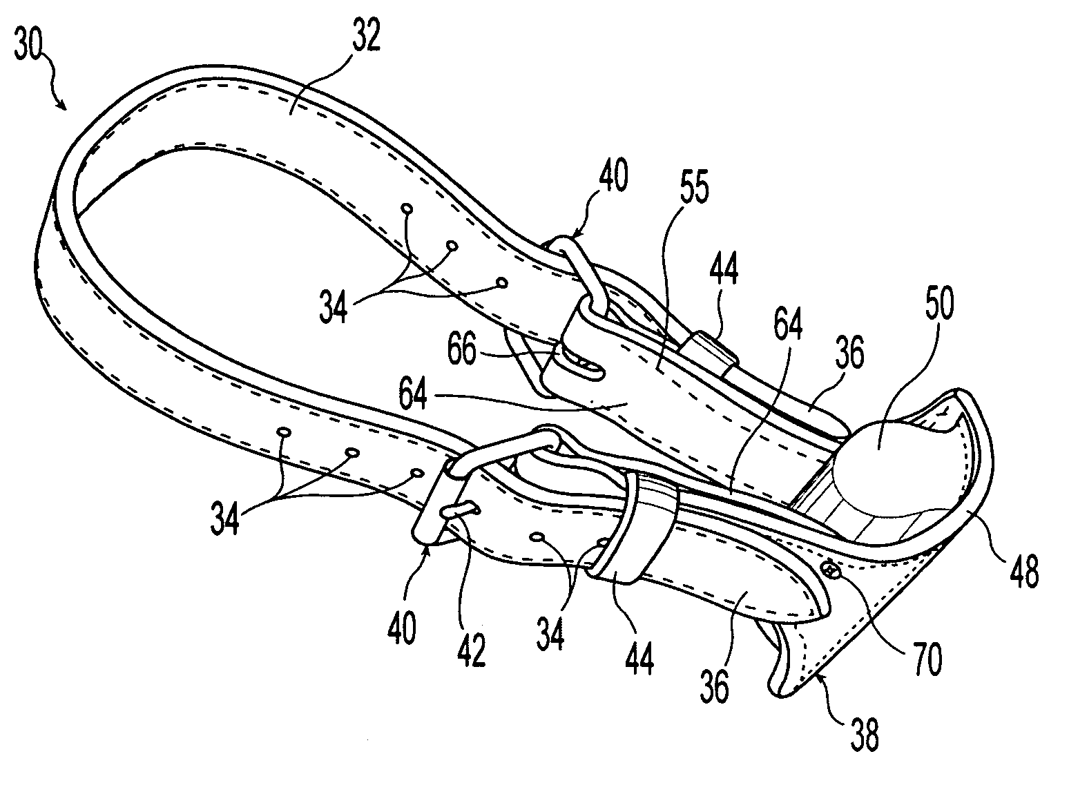 Anti-cribbing horse collar