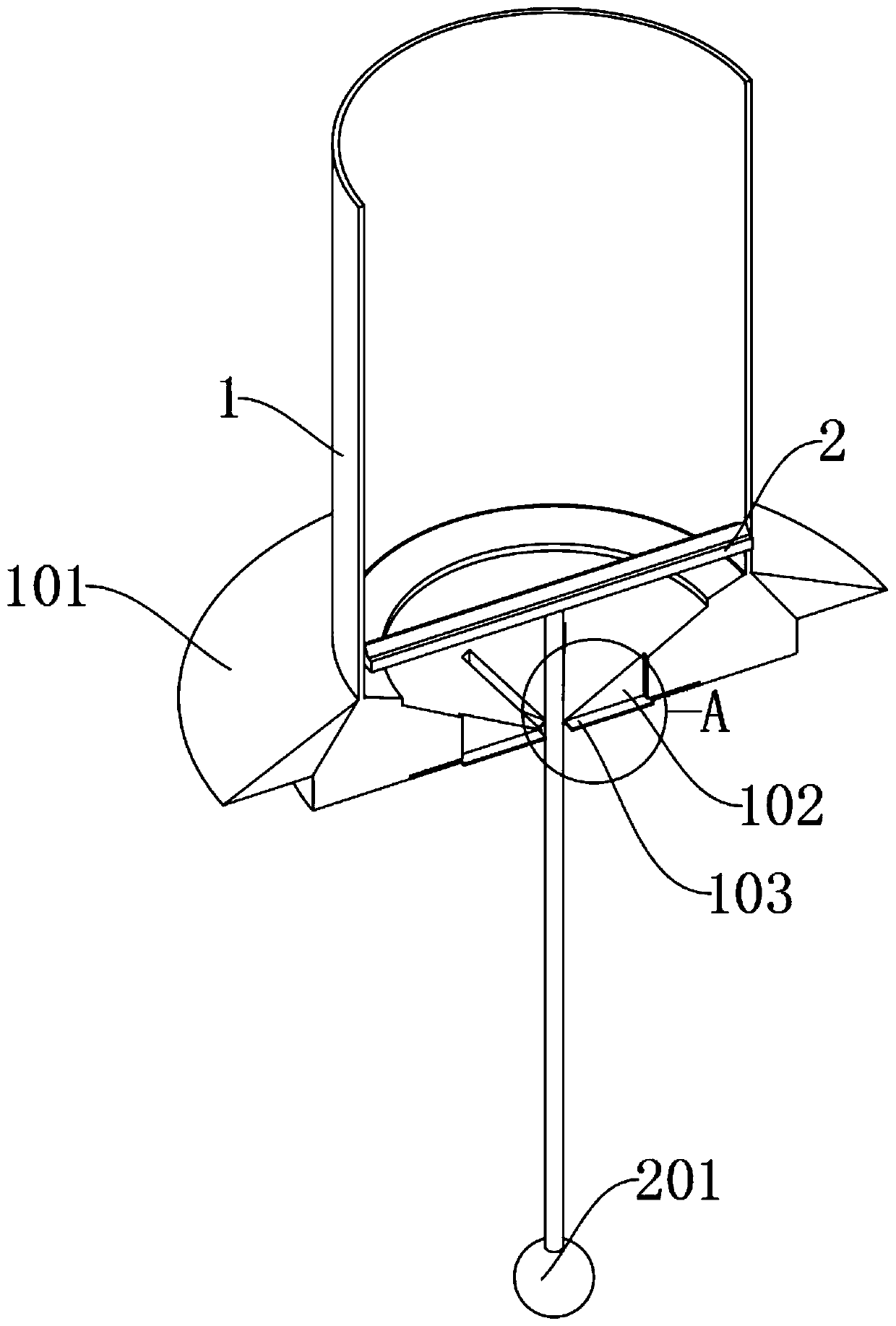 Multi-specification automatic bait feeding device based on smart agriculture