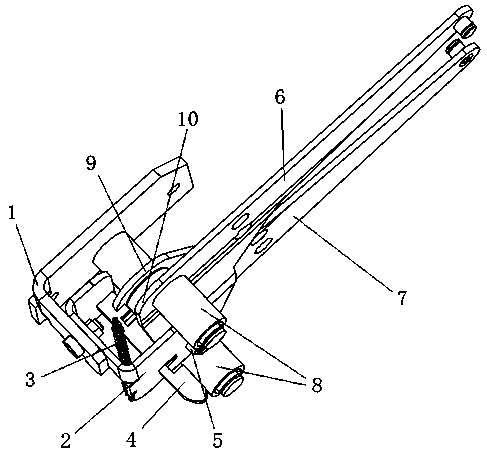 A switchgear and its valve driving mechanism with self-locking function