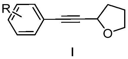 Synthetic method of α-alkynyl substituted ether compounds