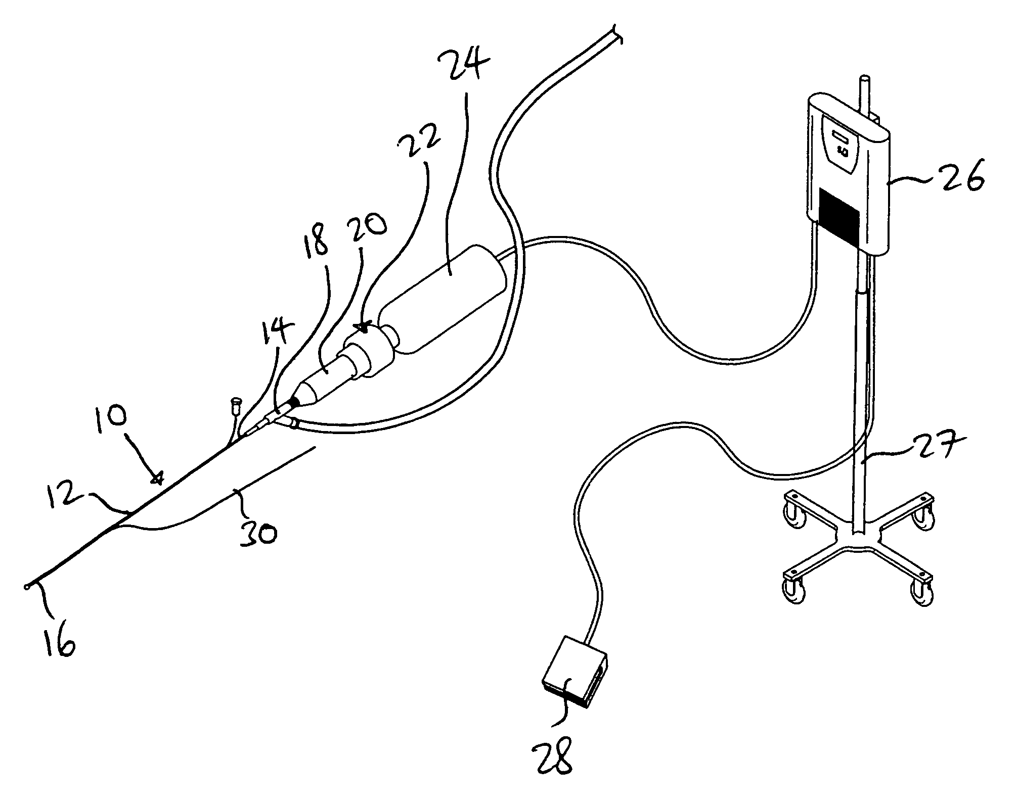 Connector for securing ultrasound catheter to transducer