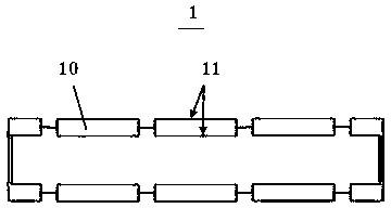 Wiring structure of induction layer