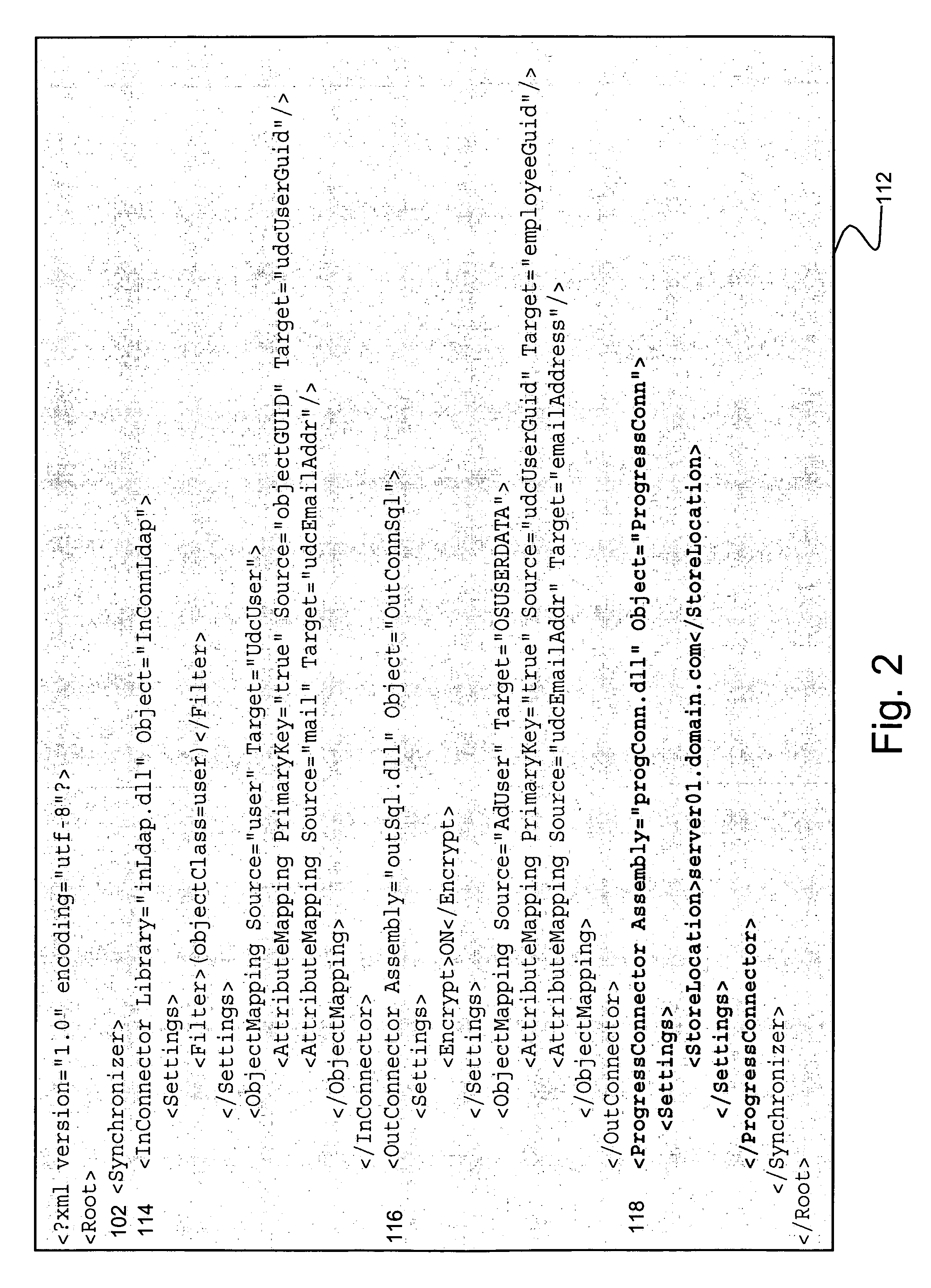 Data synchronizer with failover facility