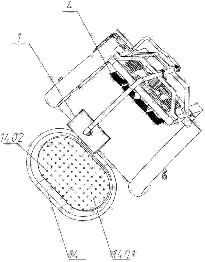 Pneumatic massage bath chair