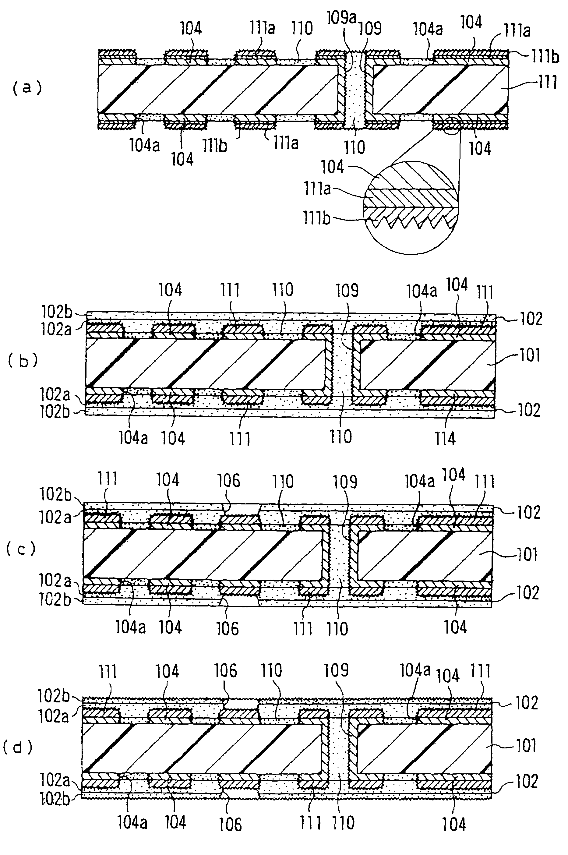 Printed wiring board having a roughened surface formed on a metal layer, and method for producing the same