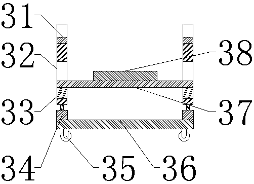 Papermaking machine idle sleeve rope wheel device