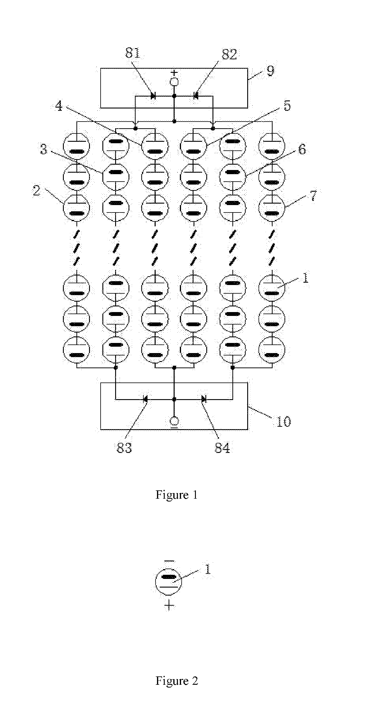 Internal protection circuit structure of photovoltaic module