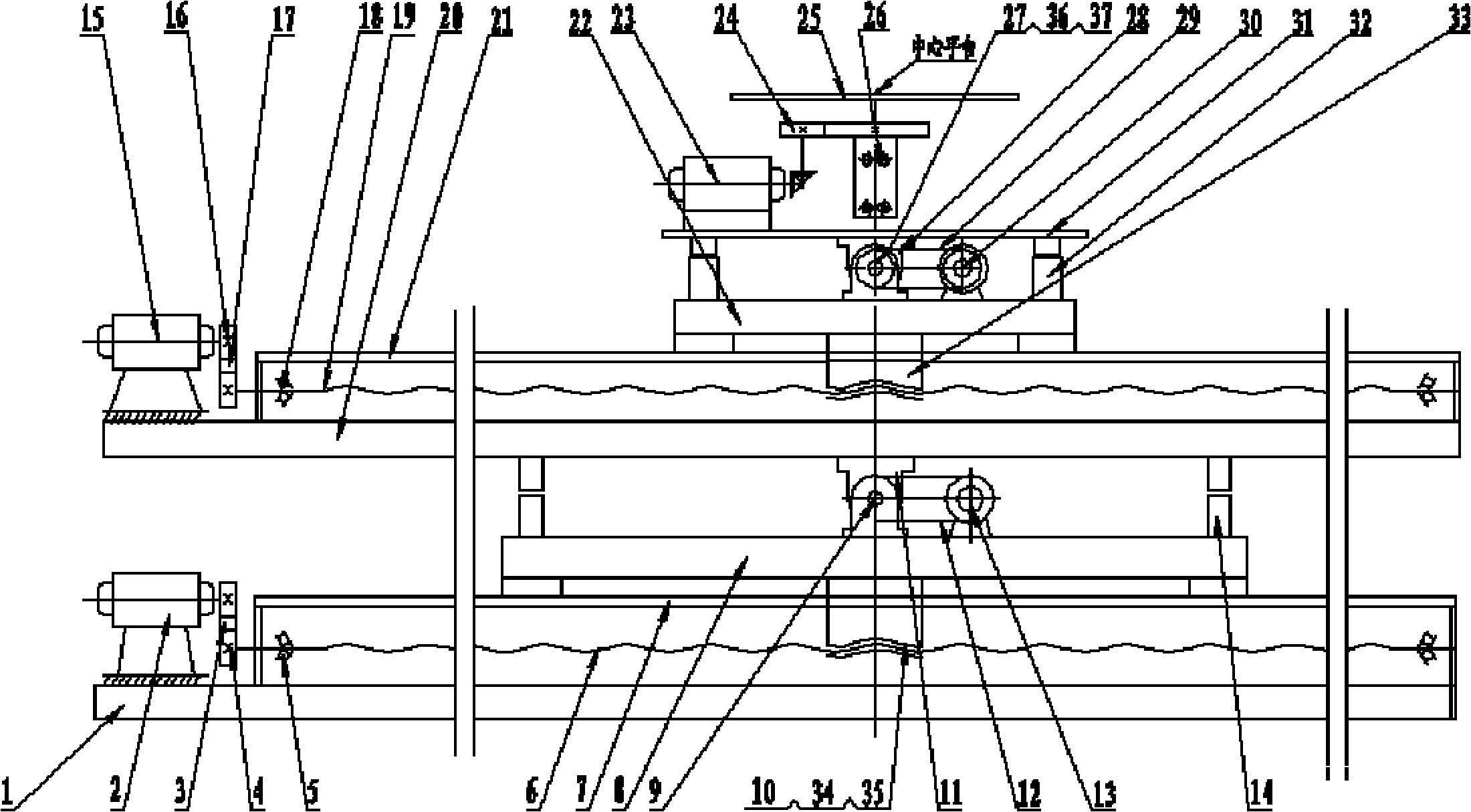 Ship position motion test platform