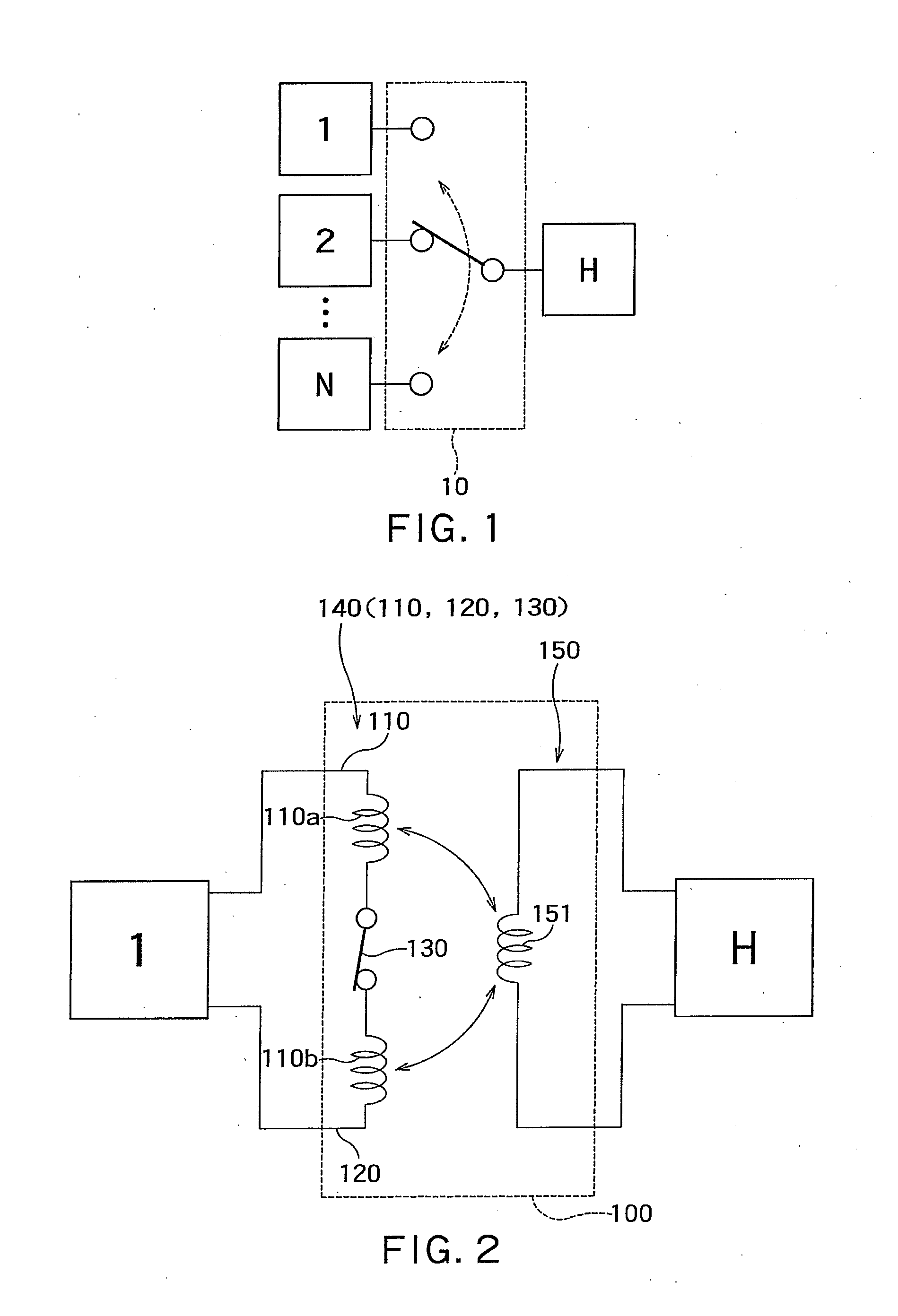 High-frequency switching circuit and radio communication device