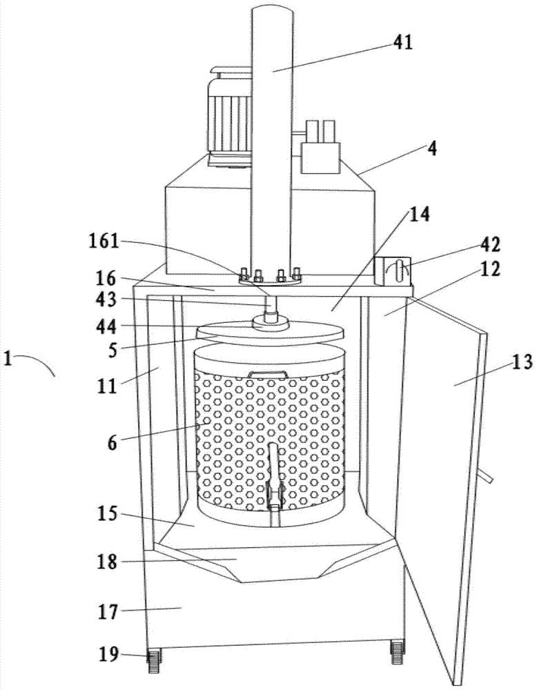 A slag oil press