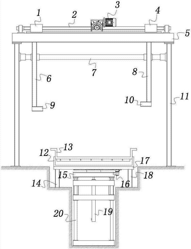 Intelligent double-layer parking garage