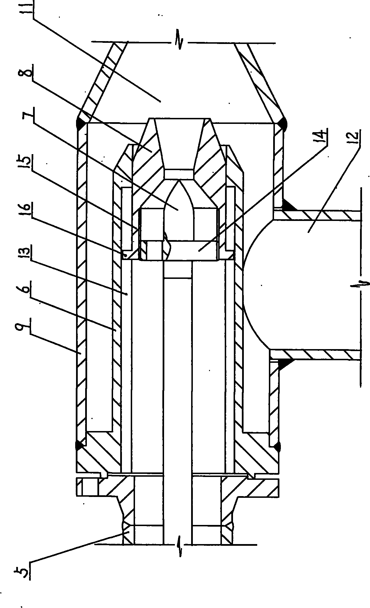 Injector with adjustable distance between nozzle and mixing chamber inlet and adjustable nozzle critical sectional area