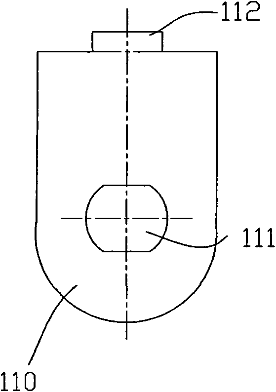 Support device of movable light fitting