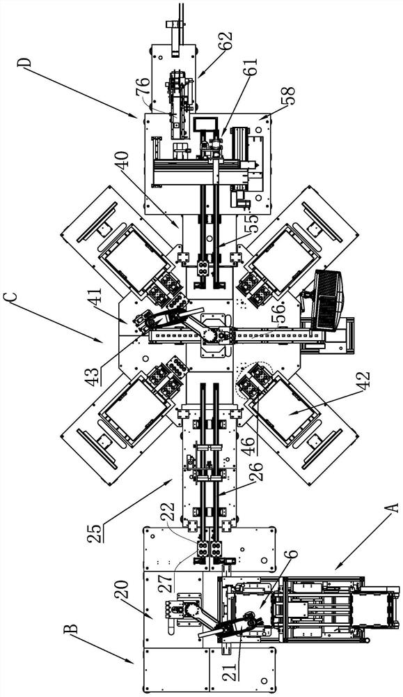 Automatic material module testing and packaging system and method