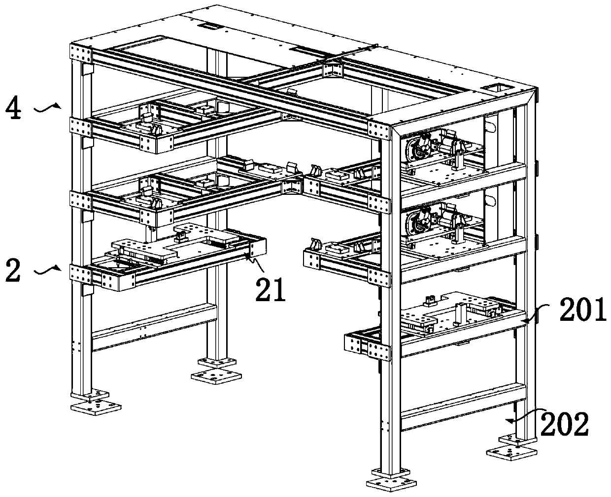 Single-temporary storage battery replacing system, battery replacing method and battery replacing station