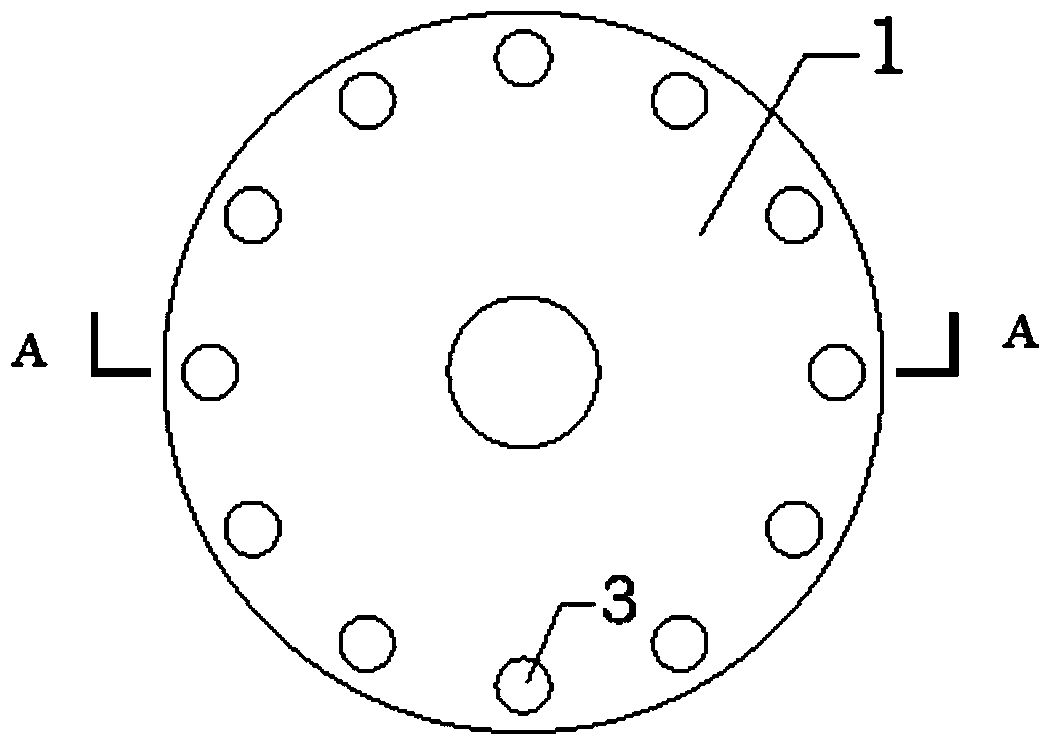 Precise positioning and process regulation and control device for vibration isolation support embedded plate