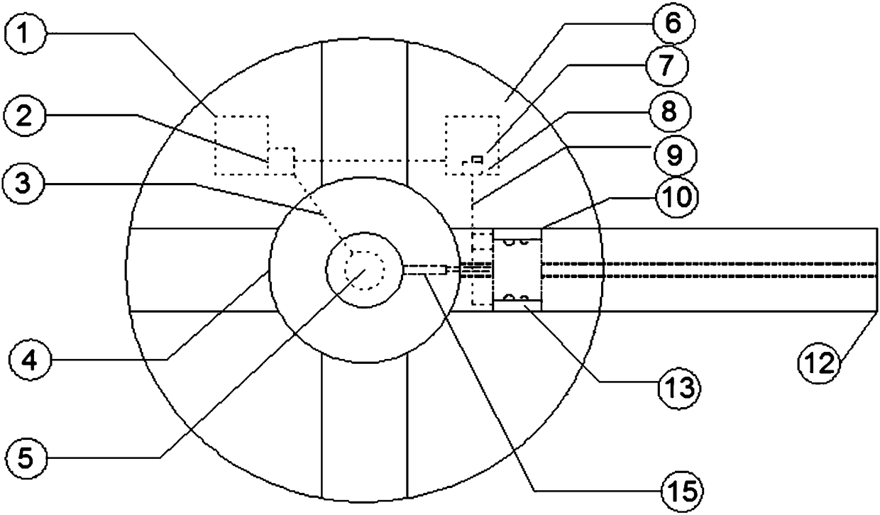 Automatic carbon fiber sheet reinforcement construction device suitable for variable cross-section ribbed structure