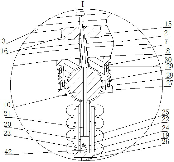 Lumbar posterior surgery distraction device convenient to install and position