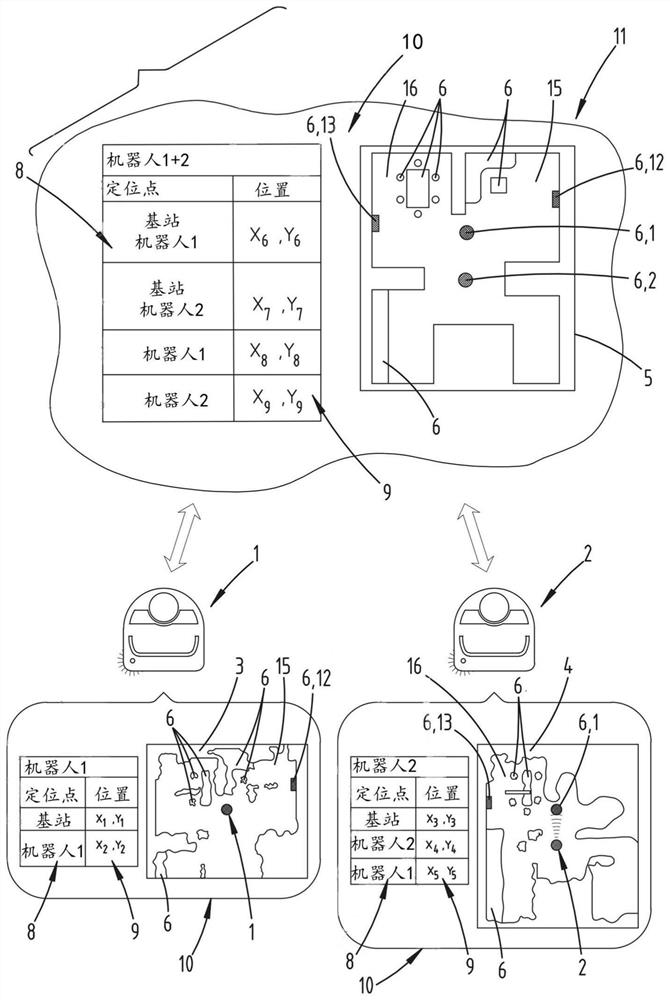 Method and system for creating environment map for autonomously traveling ground processing device