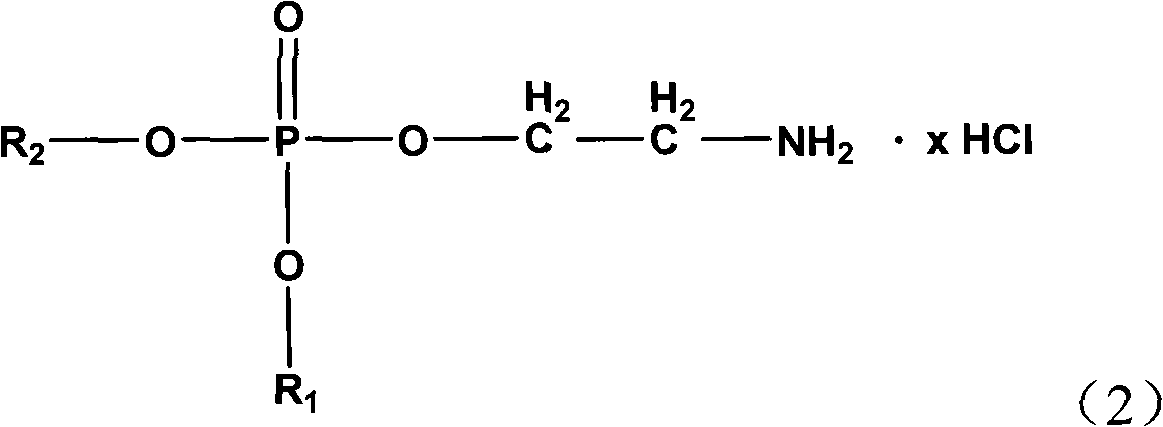 Method for preparing phosphorylethanolamine compound