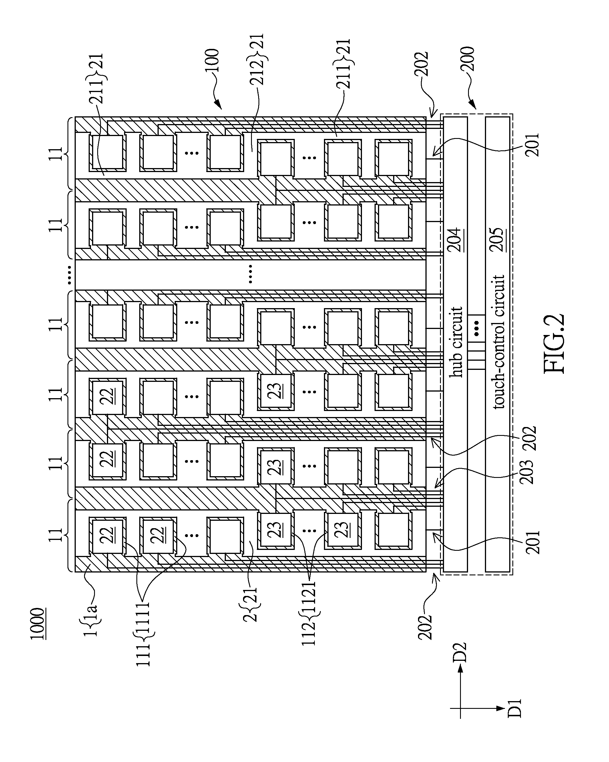 Single electrode layered capacitive touch-control device and panel module thereof