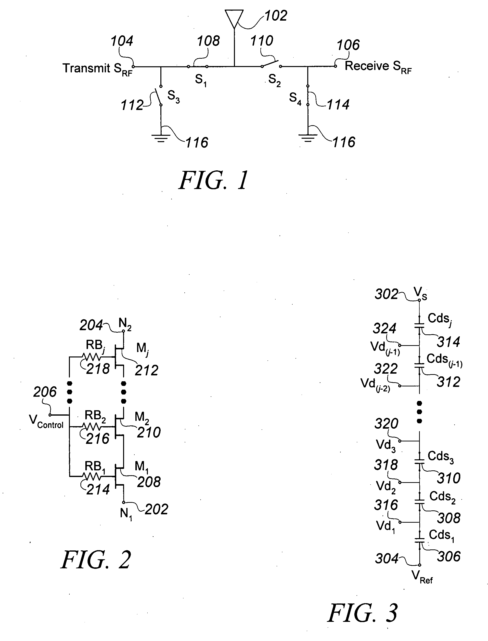 Tuning capacitance to enhance FET stack voltage withstand