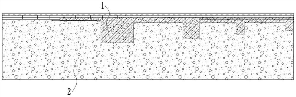 A kind of reinforcement structure and construction method of end thorn area