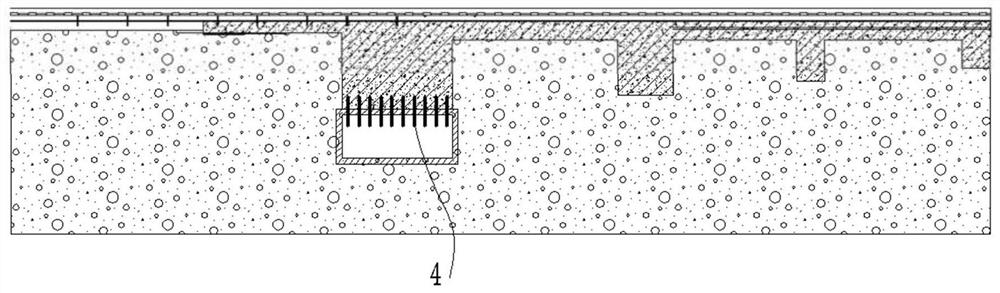 A kind of reinforcement structure and construction method of end thorn area