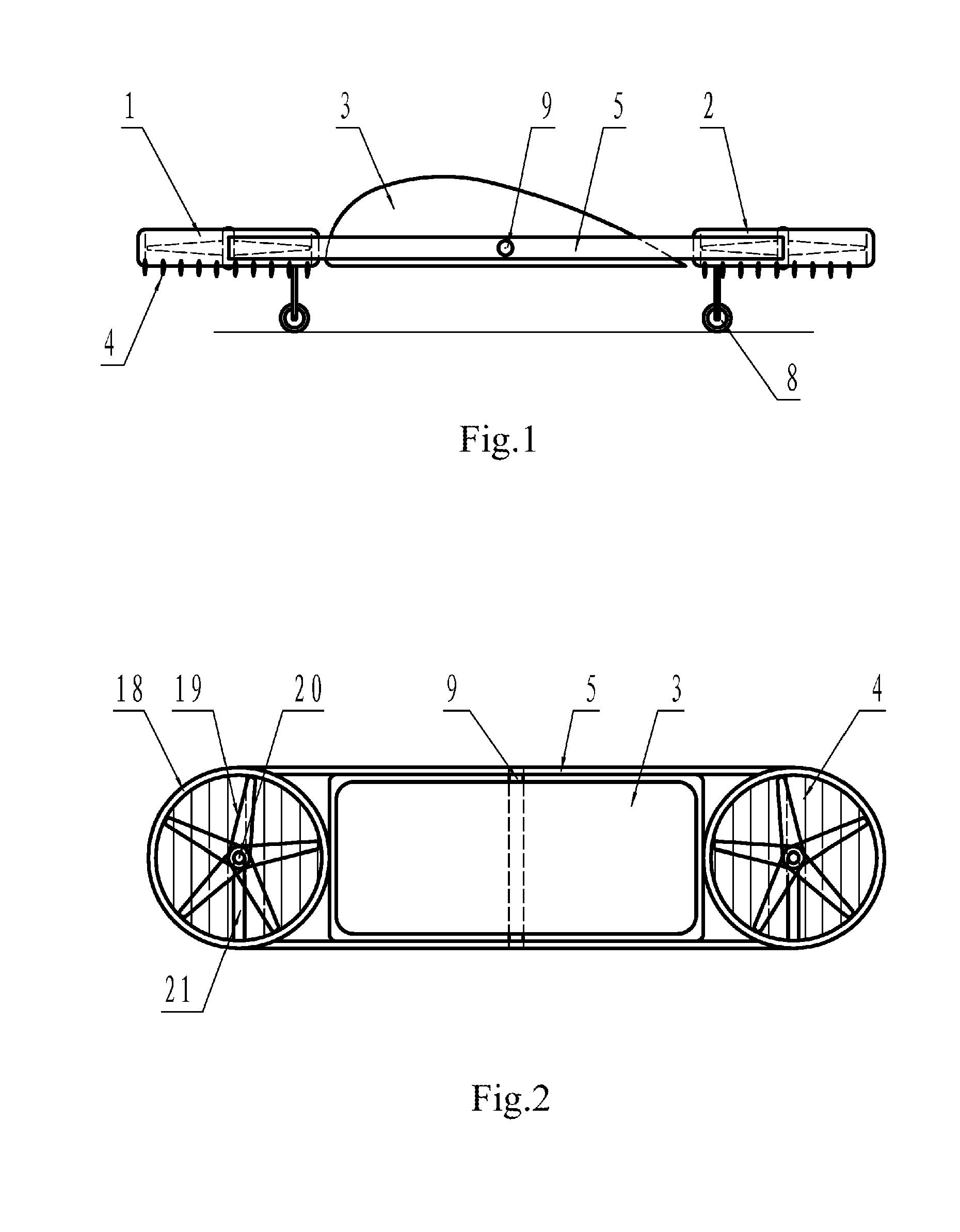 Vertical take-off and landing aircraft with tiltrotor power for use on land and in air