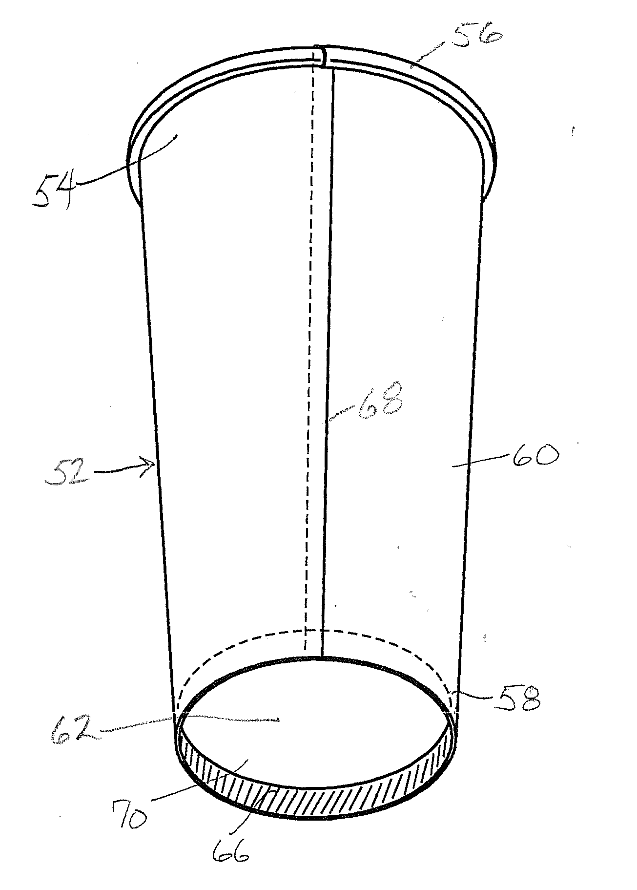 Sidewall blank for substantially eliminating twist in deep bottom containers