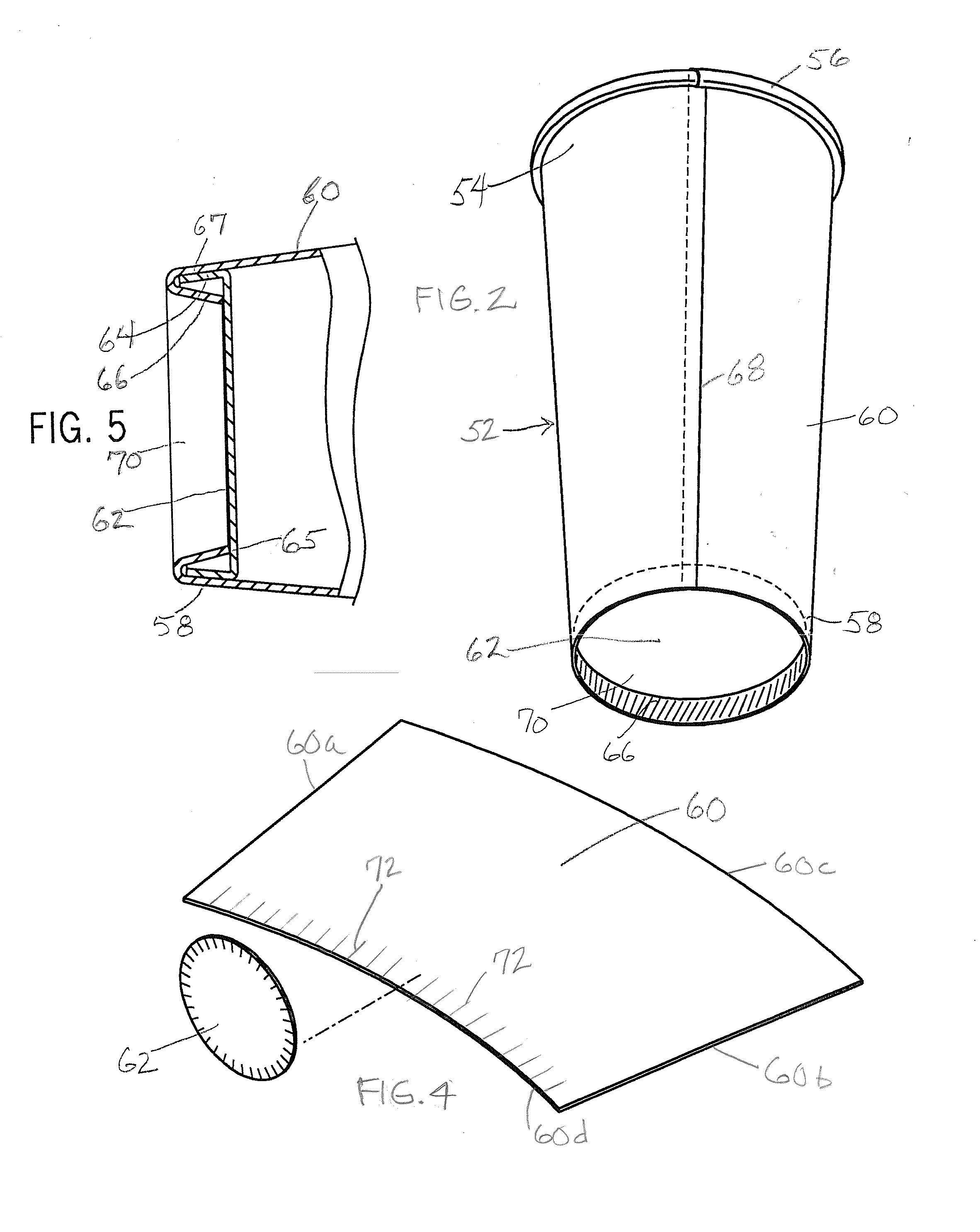 Sidewall blank for substantially eliminating twist in deep bottom containers