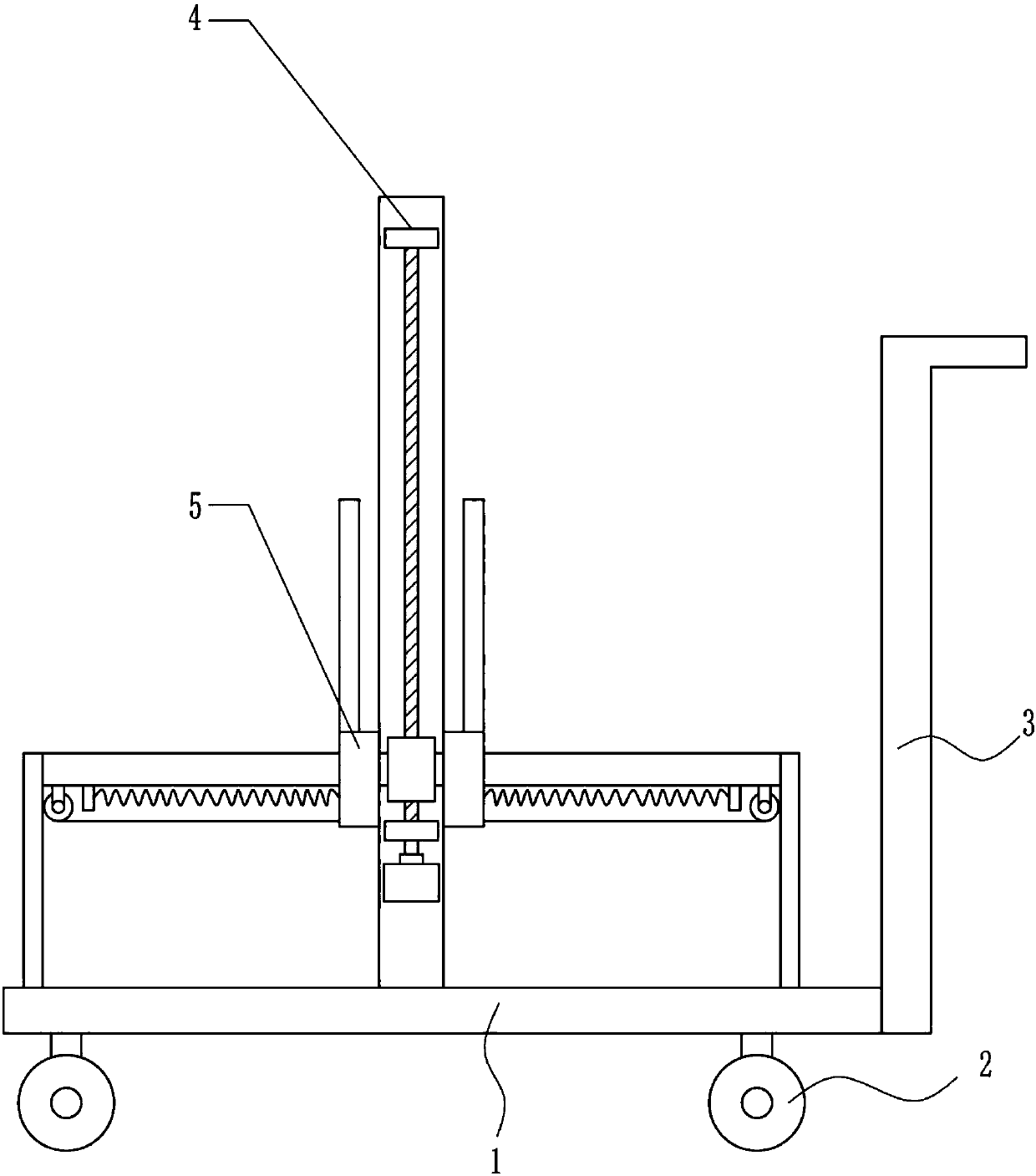 Novel unloading cart