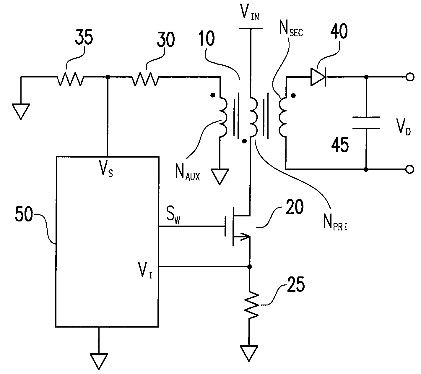 Linear-predict sampling for measuring demagnetized voltage of transformer