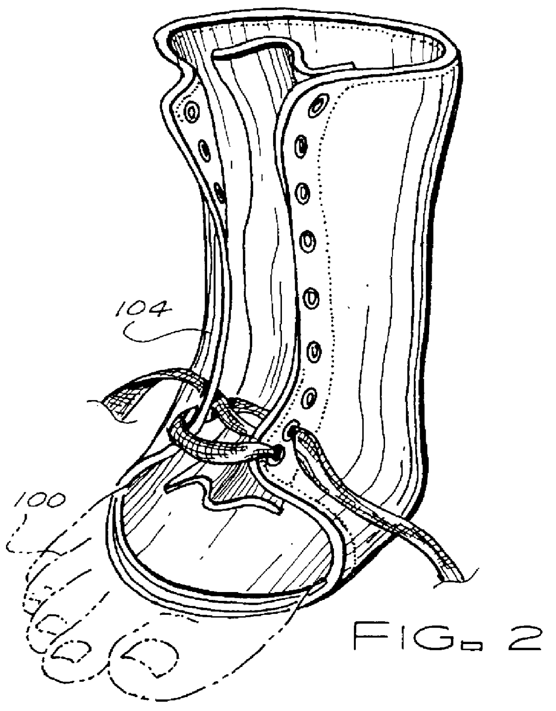 Custom ankle brace system