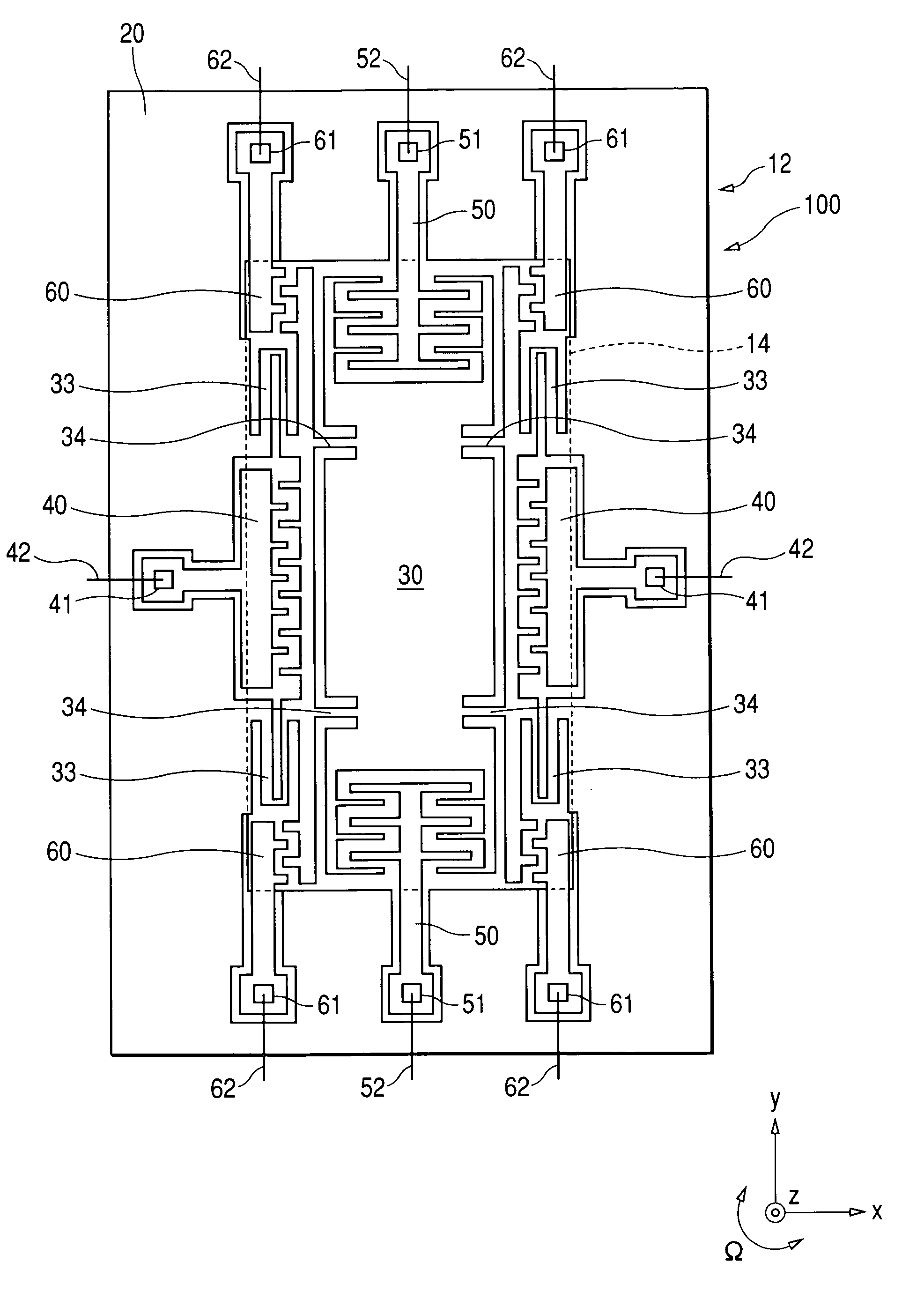 Vibration type angular rate sensor