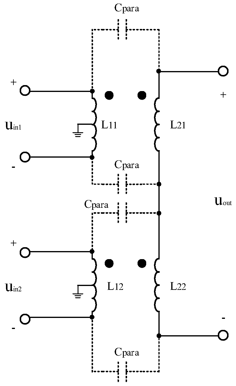 Impedance balance degree analysis method of on-chip power combiner