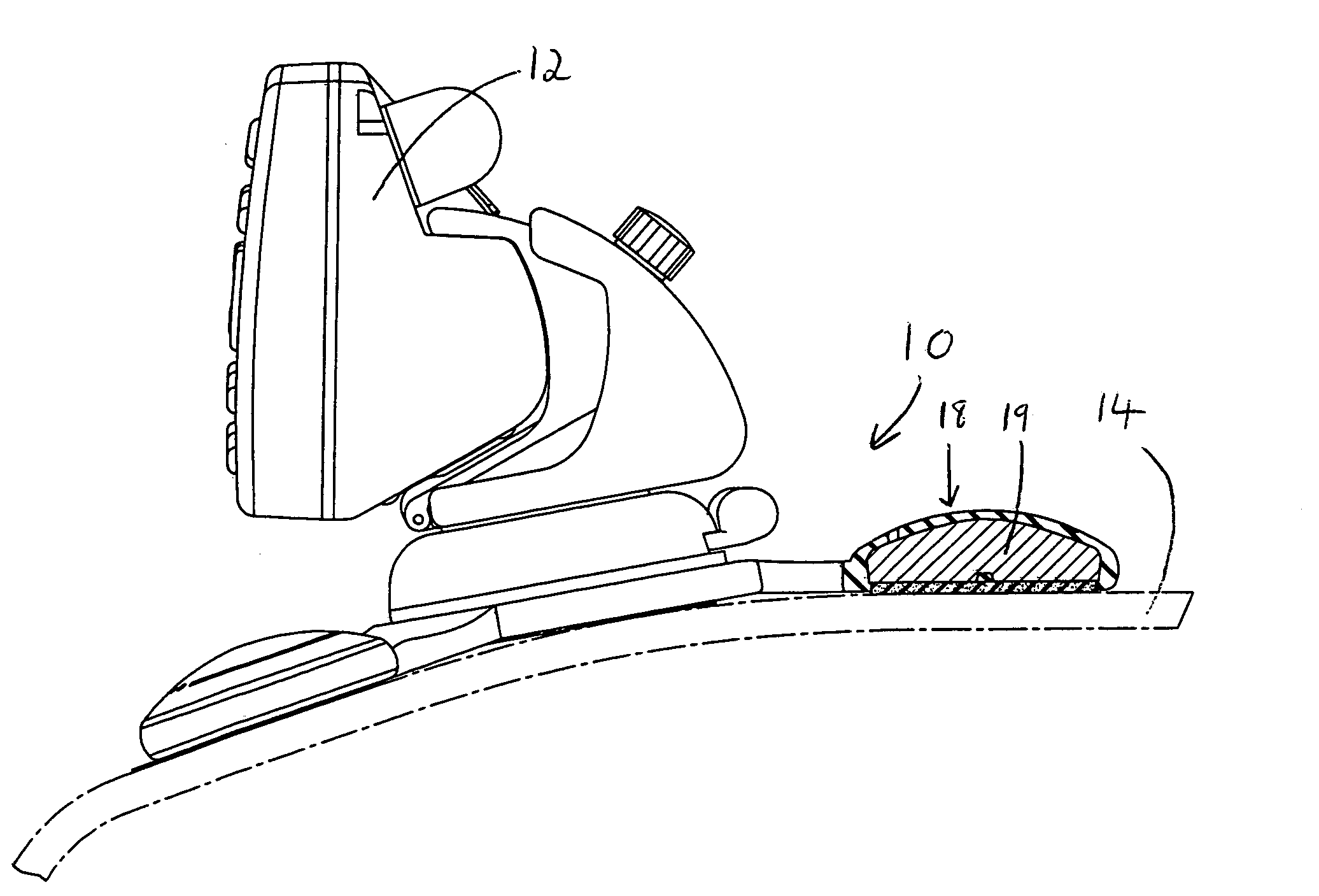 Friction mount apparatus for an electronic device