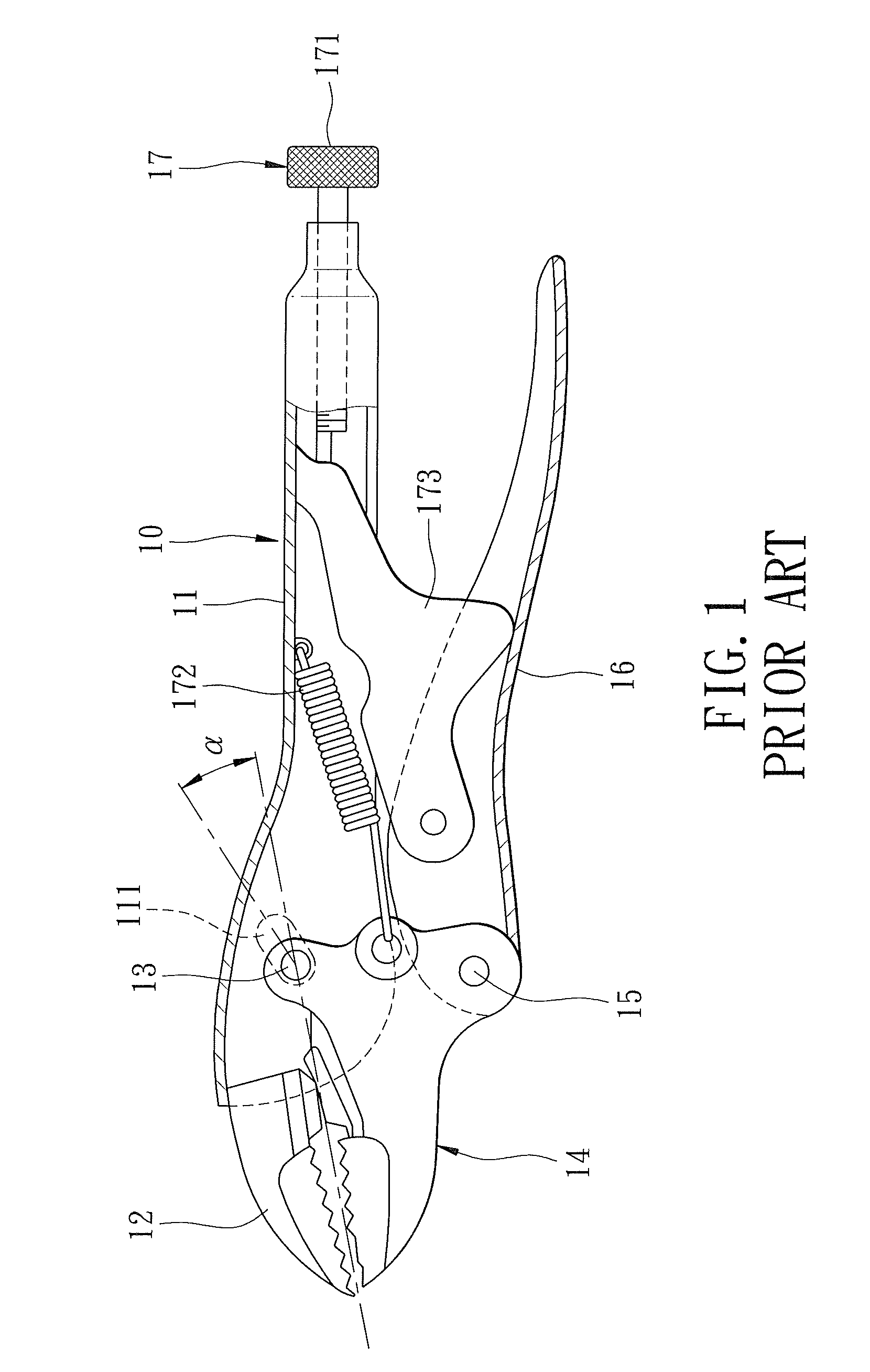 Locking pliers