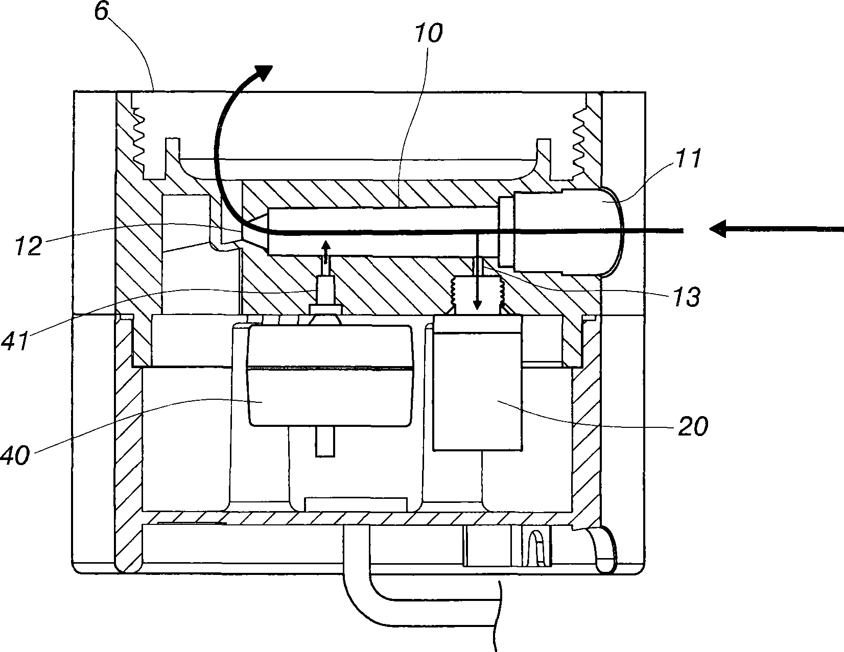 UV water-filter control device and water pressure switch group