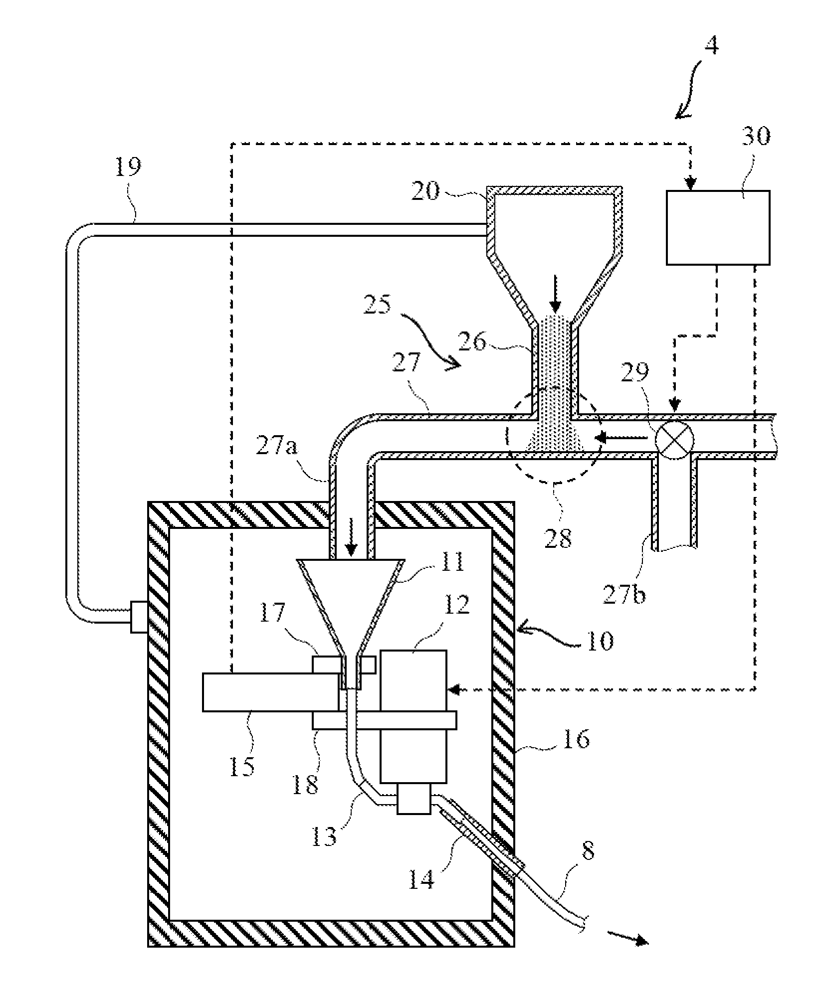 Powder supply device