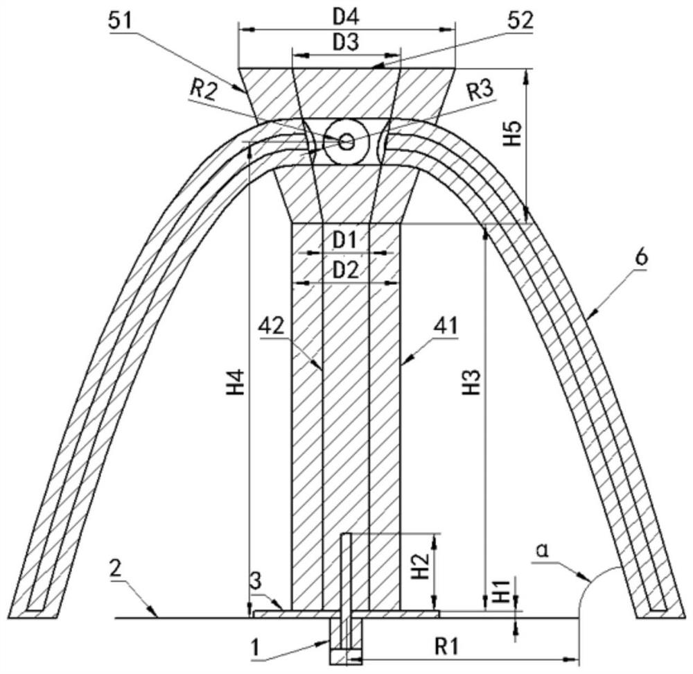 Monopole water antenna