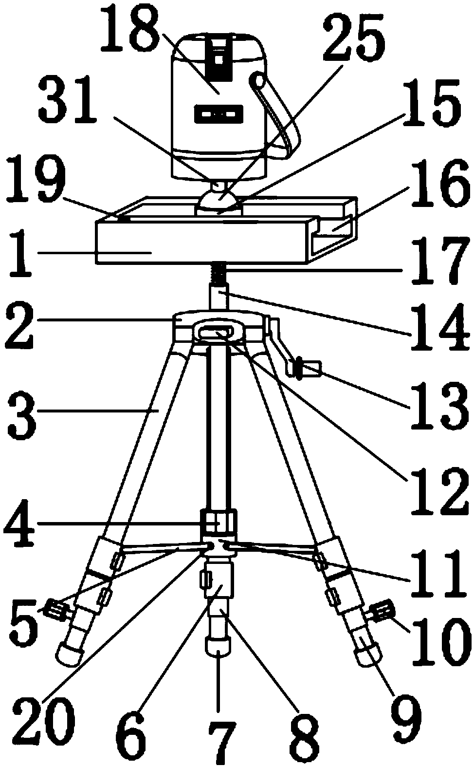 Precise leveling surveying instrument for high-end equipment manufacturing