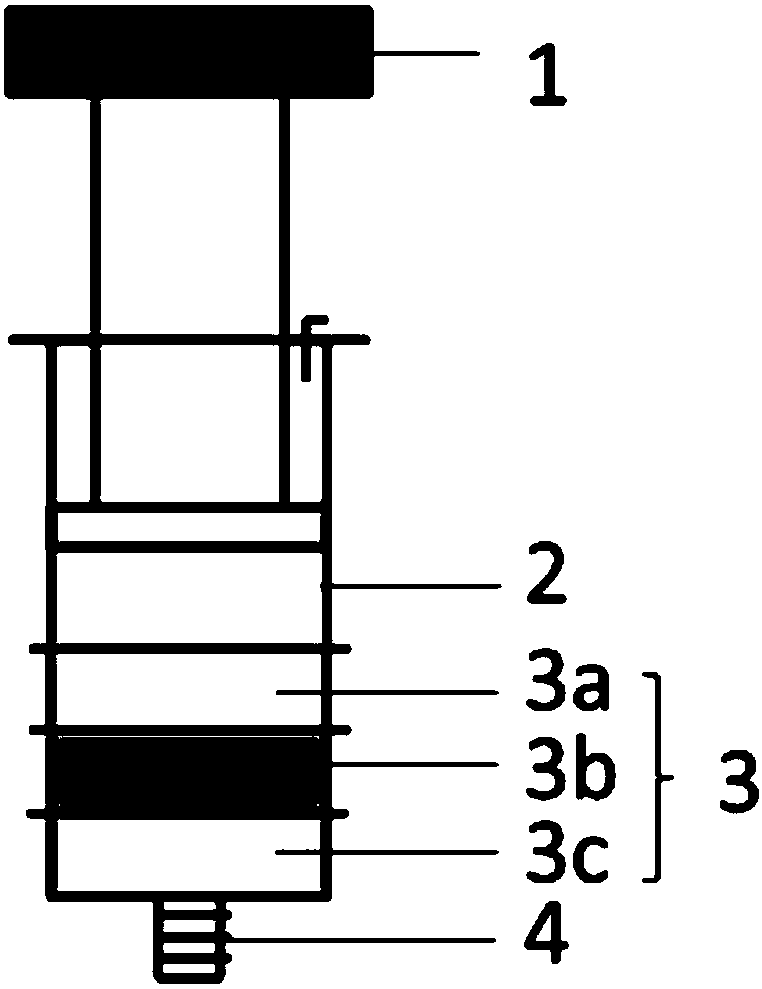 Manual sample injector for sample pretreatment, manual sample injection method and application of manual sample injector