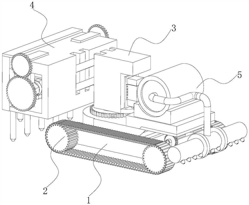 Small road surface icebreaking robot