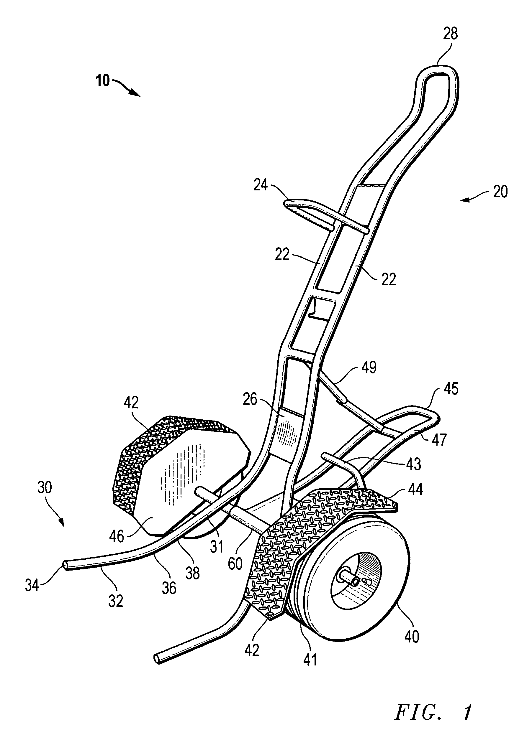 Handling device for wheel assembly components