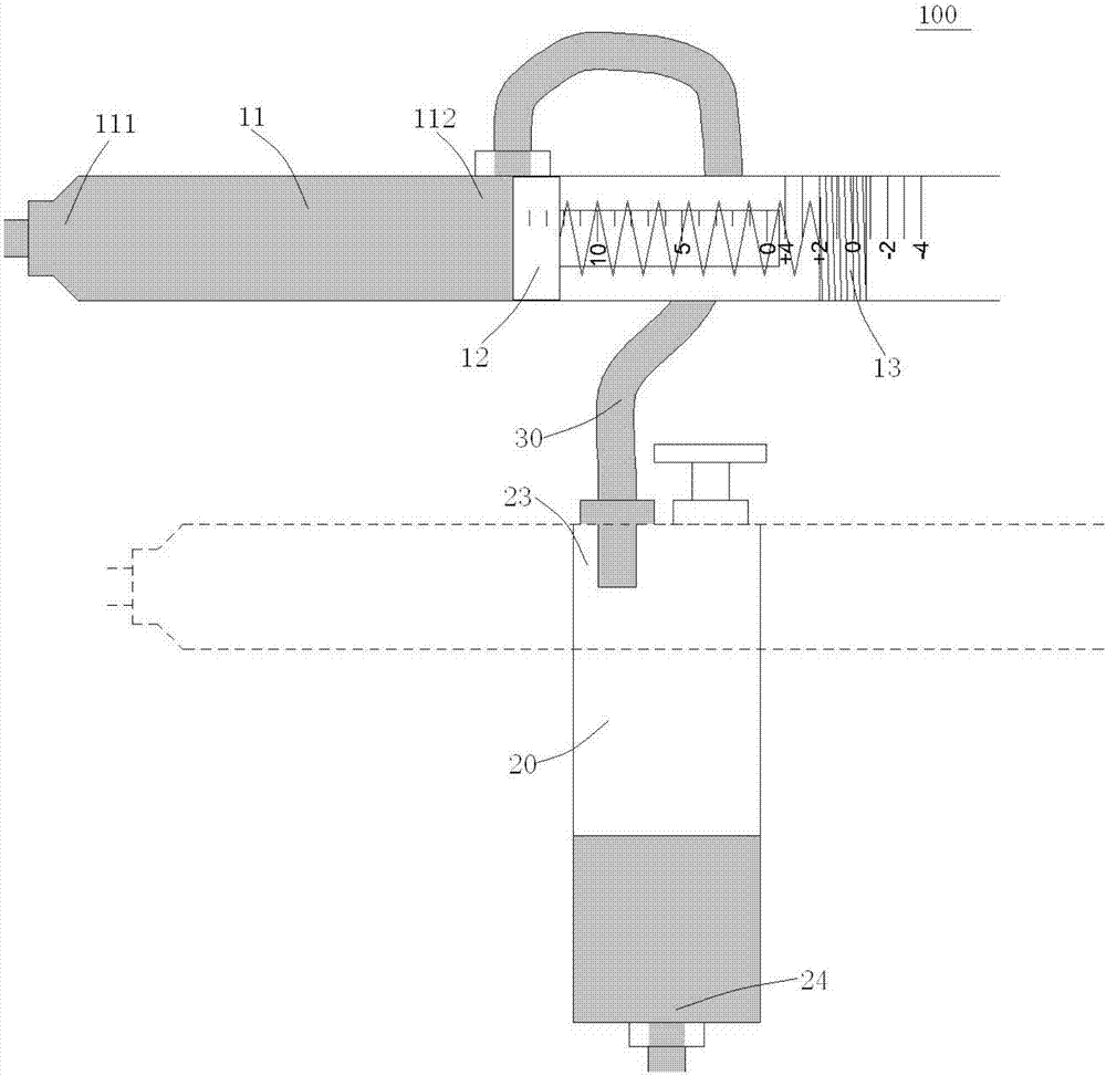 Mechanical cerebrospinal fluid drainage pressure-adjusting device