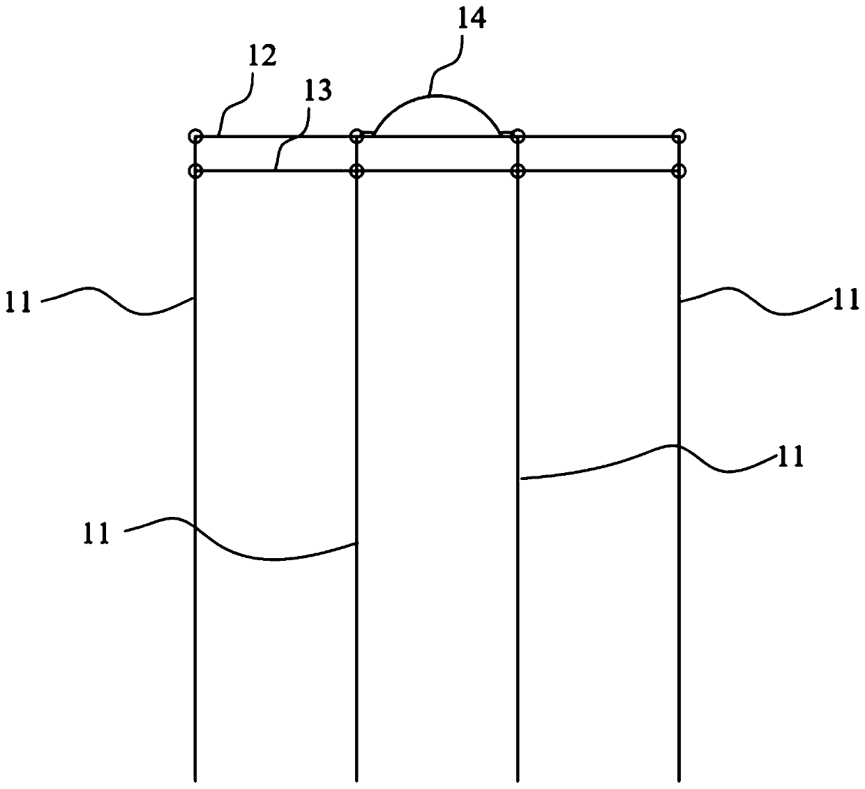 Barrier device for concrete casting